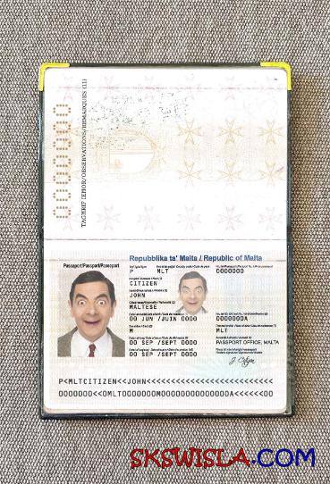 Malta zdjęcie do paszportu pliki PSD, skan i fotografowany obraz